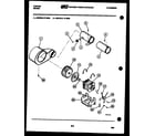 Tappan 47-2828-00-01 motor and pump parts diagram