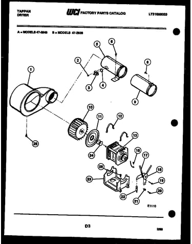 Motor and pump parts