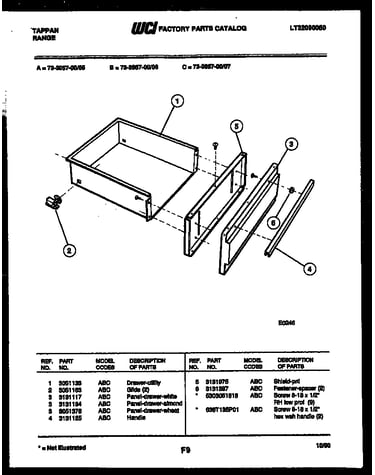 Drawer parts