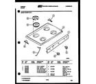 Tappan 30-3347-66-03 cooktop parts diagram