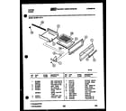Tappan 30-3347-23-03 broiler drawer parts diagram