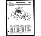 Tappan 12-5299-00-01 broiler drawer parts diagram