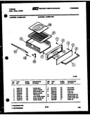 Broiler drawer parts