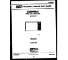 Tappan 56-2369-10-01 front cover diagram