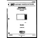 Tappan 56-2359-10-01 front cover diagram
