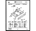 Tappan 72-2547-66-05 cooktop parts diagram