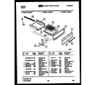 Tappan 72-2547-66-04 broiler drawer parts diagram