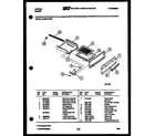 Tappan 72-2547-66-07 broiler drawer parts diagram