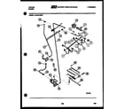 Tappan 72-2547-66-07 burner, manifold and gas control diagram