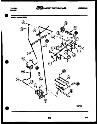 Burner, manifold and gas control