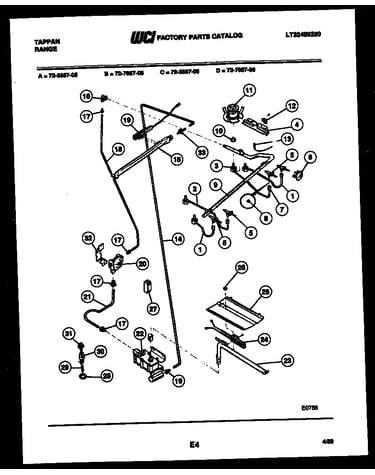 Burner, manifold and gas control