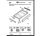 Tappan 31-3978-66-05 cooktop parts diagram