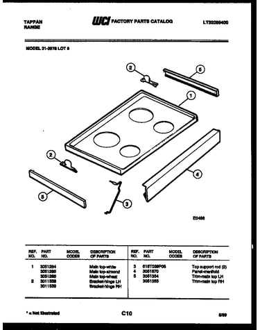 Cooktop parts