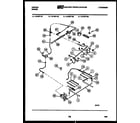 Tappan 72-7977-00-07 burner, manifold and gas control diagram