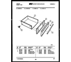 Tappan 72-7977-66-09 drawer parts diagram
