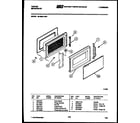 Tappan 56-9389-10-01 door parts diagram