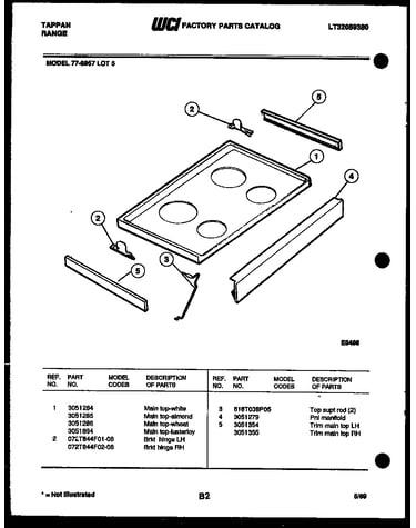 Cooktop parts