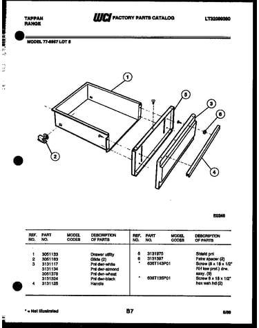 Drawer parts