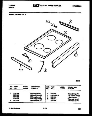 Cooktop parts
