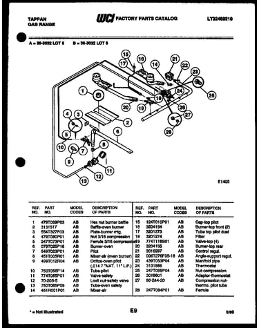 Burner, manifold and gas control