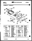 Broiler drawer parts
