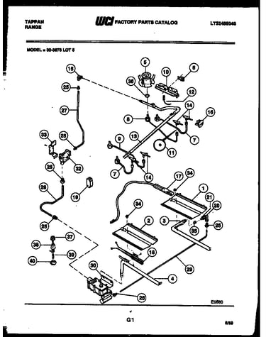 Burner, manifold and gas control