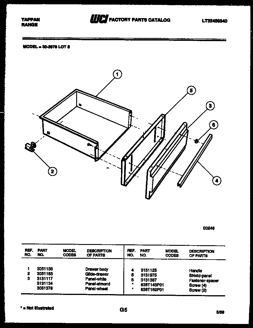 DRAWER PARTS