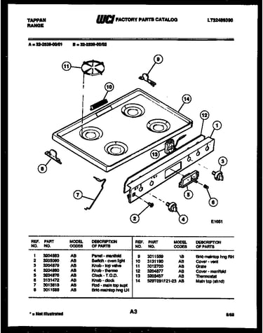Cooktop parts