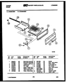 Broiler drawer parts