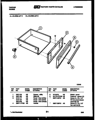Drawer parts