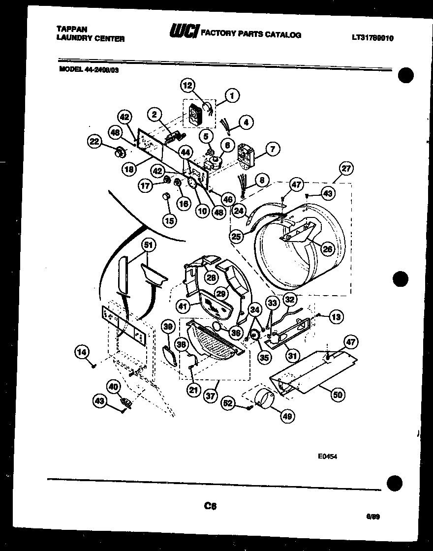 Console, control and drum