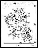 Dryer motor, blower and belt