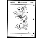 Tappan 44-2408-00-03 washer drive system and pump diagram