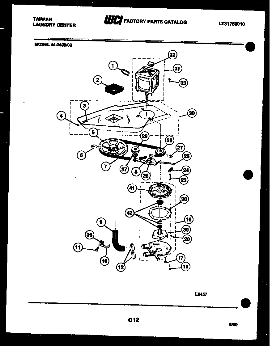 Washer drive system and pump