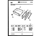 Tappan 31-2759-23-01 drawer parts diagram