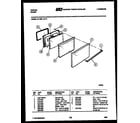 Tappan 37-1007-00-05 door parts diagram