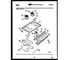 Tappan 37-1007-00-05 cooktop and broiler parts diagram