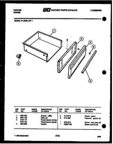 Drawer parts