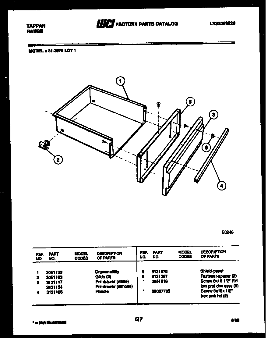 Drawer parts