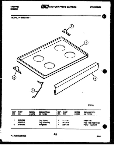 Cooktop parts