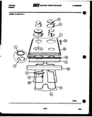 Cooktop and broiler parts