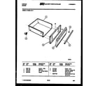 Tappan 37-2639-00-01 drawer parts diagram