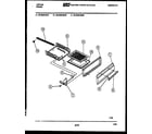 Tappan 30-3349-00-03 broiler drawer parts diagram