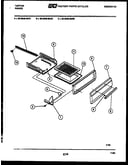 Broiler drawer parts