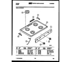 Tappan 32-1029-23-01 cooktop parts diagram