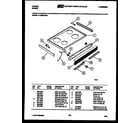 Tappan 31-4999-00-01 cooktop parts diagram