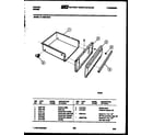 Tappan 31-4999-00-01 drawer parts diagram