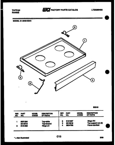 Cooktop parts