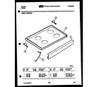Tappan 31-2649-00-01 cooktop parts diagram