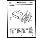 Tappan 31-3349-23-01 drawer parts diagram